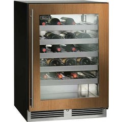 Perlick 24" C-Series Wine Reserve w/ Fully Integrated Glass Door, 5.2 cu. ft. Capacity - HC24WB-4-4