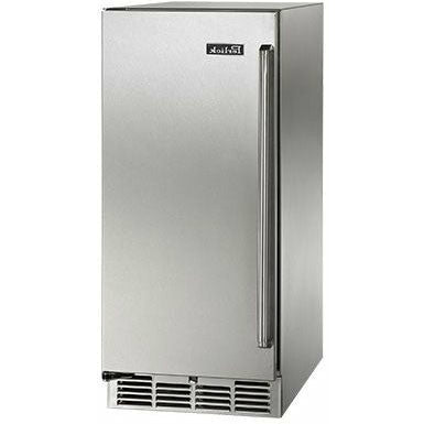Perlick 15" Beverage Center with 8 Bottle and 30 Can Capacity, Built-In Stainless Steel Door - HP15BO-4-1