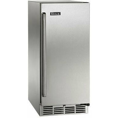 Perlick 15" Beverage Center with 8 Bottle and 30 Can Capacity, Built-In Stainless Steel Door - HP15BO-4-1