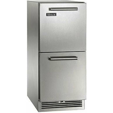 Perlick 15" Outdoor Refrigerator Drawers with 2.8 cu. ft. Capacity, Undercounter Fully Integrated Drawers - HP15RO-4-6