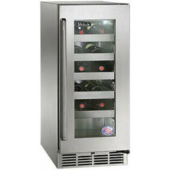 Perlick 15" Wine Reserve with 20 Bottle Capacity, Under Counter Stainless Steel-Glass Door - HP15WO-4-3