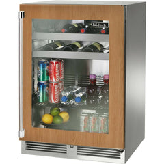 Perlick 24" Beverage Center with 16 Bottle/62 Can Capacity, Panel Ready Door - HP24BO-4-4