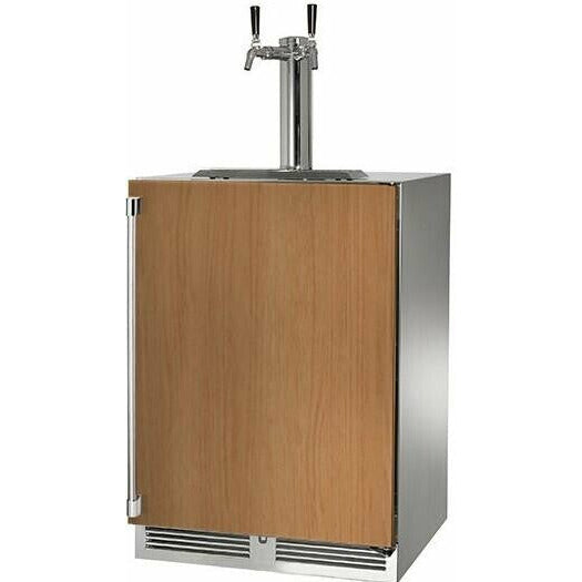 Perlick 24" Undercounter Beverage Dispenser with 5.2 Cu. Ft. Capacity, Solid Panel Door - HP24TO-4-2-2