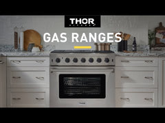 Thor Kitchen 30 Inch Gas Range in Stainless Steel - LRG3001U