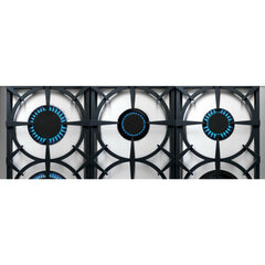 Superiore Range DECO 48 Inch Classic Red matte, Chrome - RD482GCR_C_