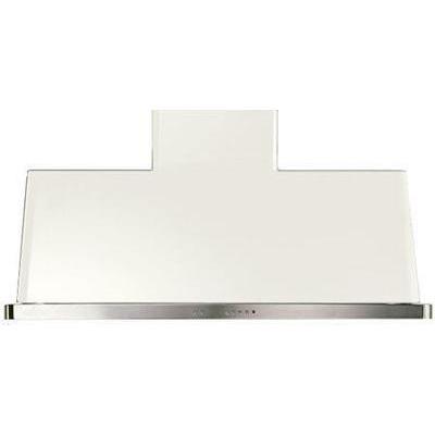 ILVE 48" Majestic Wall Mount Range Hood with 850 CFM Blower Anti-grease Filter 2 Warming Lights Filter Light Indicator Auto-off Function and 4 Fan Speeds (UAM120) - Ate and Drank