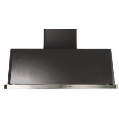 ILVE 48" Majestic Wall Mount Range Hood with 850 CFM Blower Anti-grease Filter 2 Warming Lights Filter Light Indicator Auto-off Function and 4 Fan Speeds - UAM120 - The Home Selection