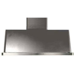 ILVE 48" Majestic Wall Mount Range Hood with 850 CFM Blower Anti-grease Filter 2 Warming Lights Filter Light Indicator Auto-off Function and 4 Fan Speeds - UAM120 - The Home Selection