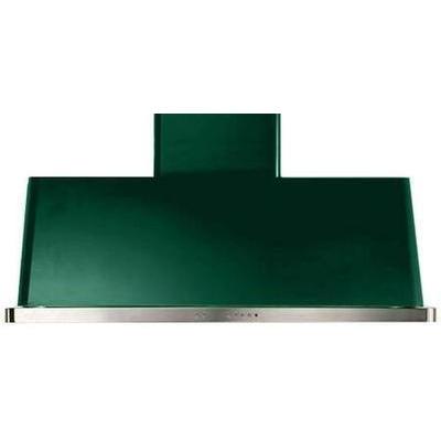 ILVE 48" Majestic Wall Mount Range Hood with 850 CFM Blower Anti-grease Filter 2 Warming Lights Filter Light Indicator Auto-off Function and 4 Fan Speeds - UAM120 - The Home Selection