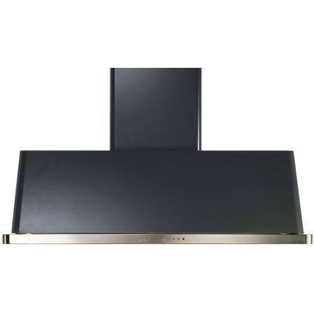 ILVE 60" Majestic Wall Mount Range Hood with 600 CFM Blower Anti-grease Filter 2 Warming Lights Filter Light Indicator Auto-off Function and 4 Fan Speeds - UAM150 - The Home Selection