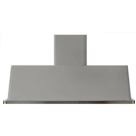 ILVE 60" Majestic Wall Mount Range Hood with 600 CFM Blower Anti-grease Filter 2 Warming Lights Filter Light Indicator Auto-off Function and 4 Fan Speeds - UAM150 - The Home Selection