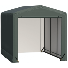 ShelterLogic ShelterTube Wind and Snow-Load Rated Garage, 10x14x10 - SQAACC0103C01001410
