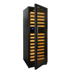 KingsBottle 24" Large Wine Refrigerator With Glass Door 164 Bottle - KBU170DX - The Home Selection