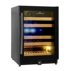 KingsBottle 24" Under Counter Dual Zone Wine Cooler Drinks 44 Bottles - KBU50DX - The Home Selection