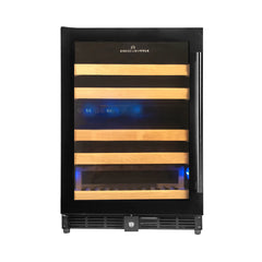 KingsBottle 24" Under Counter Dual Zone Wine Cooler Drinks 44 Bottles - KBU50DX - The Home Selection