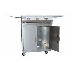 KOKOMO 3 Burner 26 inch Cart Model BBQ Grill With Locking Casters - KO-BAK3BG+KO-BAK3BG-C - The Home Selection
