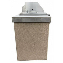 KoKoMo Antigua 6' BBQ Island Built In BBQ Grill Side Burner and Bar on one Side - ANTIGUA - The Home Selection