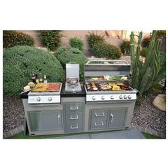 KOKOMO Built-In 22 Inch Griddle Teppanyaki Gas Grill - KO-GRDL22 - The Home Selection