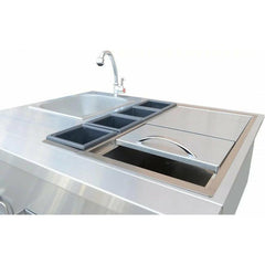 KoKoMo Built-In Bartender Cocktail Station With Sink Bottle Opener and Ice Chest - KO-BRTNDR - The Home Selection