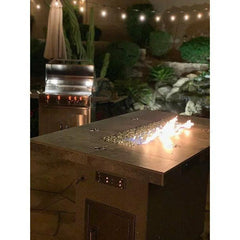 KOKOMO Entertainer Bar Gas Fire Pit Table with fire glass - Entertainer-FP - The Home Selection