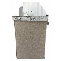 KOKOMO Fiji 4' BBQ Island with 4 Burner Built-In BBQ Grill - FIJI - The Home Selection