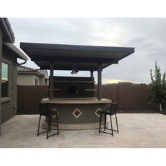 KoKoMo Key Largo Outdoor Kitchen With Built In BBQ Grill With 12 x 14 Patio Cover - KeyLargo - The Home Selection