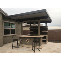 KoKoMo Key Largo Outdoor Kitchen With Built In BBQ Grill With 12 x 14 Patio Cover - KeyLargo - The Home Selection