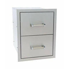 KoKoMo Outdoor Kitchen Stainless Steel Double Drawer - KO-DD12 - The Home Selection