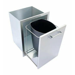 KoKoMo Outdoor Kitchen Stainless Steel Trash/Propane Pull-Out - KO-TRHD - The Home Selection