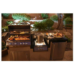 KOKOMO Professional Built-in Power Burner with Led Lights and Removable Grate for Wok - KO-PRO-PB - The Home Selection