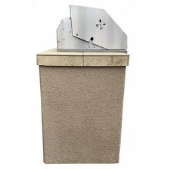 KOKOMO St. Martin 4' Charcoal Built In BBQ Island - ST.MARTIN - The Home Selection