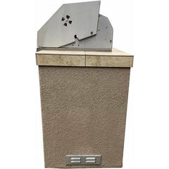 KOKOMO St. Martin 4' Charcoal Built In BBQ Island - ST.MARTIN - The Home Selection