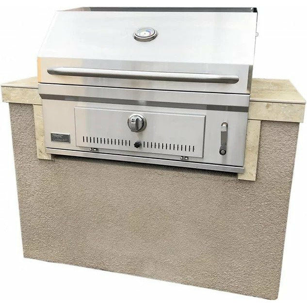 KOKOMO St. Martin 4' Charcoal Built In BBQ Island - ST.MARTIN - The Home Selection
