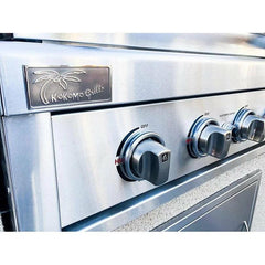 KOKOMO The Cayman 5' BBQ Island with 4 Burner Built In BBQ Grill - CAYMAN - The Home Selection