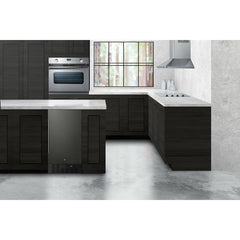 Summit 18" Wide 2.7 Cu. Ft. ADA Compliant Compact Refrigerator with Fingerprint Resistant Finish and Door Lock - FF1843B