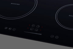 Summit 24" Wide 208-240V 4-Zone Induction Cooktop  with 4 Elements, Hot Surface Indicator, ADA Compliant, Induction Technology, Child Lock, Safety Shut-Off Control - SINC4B241B