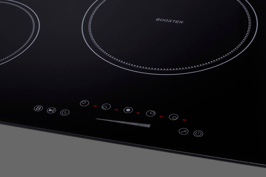 Summit 36" Wide 208-240V 5-Zone Induction Cooktop with 5 Elements, Hot Surface Indicator, ADA Compliant, Induction Technology, Child Lock, Safety Shut-Off Control - SINC5B36B