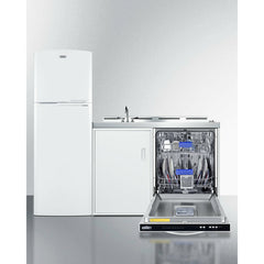 Summit 71" Wide All-In-One Kitchenette with Dishwasher - ACKDW72