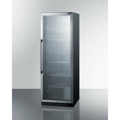 Summit 24" Wide Beverage Center with 12.6 Cu. Ft. Capacity, Stainless Steel Interior, Digital Thermostat, LED Lighting - SCR1401
