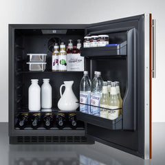 Summit 24" Wide Built-In All-Refrigerator, ADA Compliant (Panel Not Included) - AL54IF