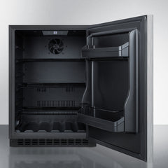 Summit 24" Wide Built-In All-Refrigerator, ADA Compliant - AL54CSSHH
