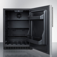 Summit 24" Wide Built-In All-Refrigerator, ADA Compliant - AL54CSSHV