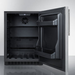 Summit 24" Wide Built-In All-Refrigerator, ADA Compliant - AL54SSHV