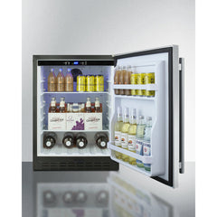 Summit 24" Wide Built-In All-Refrigerator, ADA Compliant - AL55
