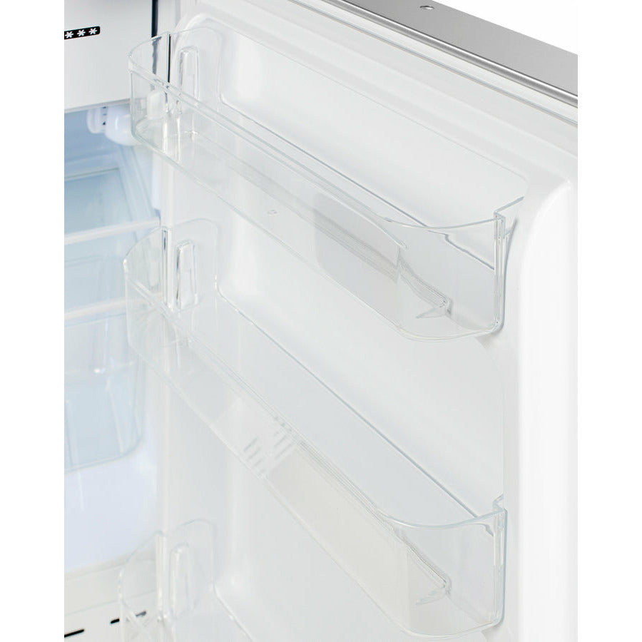Summit 21" Wide 2.68 Cu. Ft. Compact Refrigerator with Adjustable Shelves - ALRF48