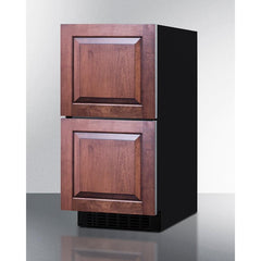 Summit 15" Wide 2-Drawer All-Refrigerator, ADA Compliant with 1.7 cu. ft. Capacity, Frost Free Defrost - ASDR1524