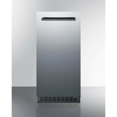 Summit 15" Icemaker with 62 lb daily Production, 0.98 cu. ft. Capacity, Built-In Pump, Frost Free Defrost, Outdoor Capable, in Panel Ready - BIM68OSPUMP
