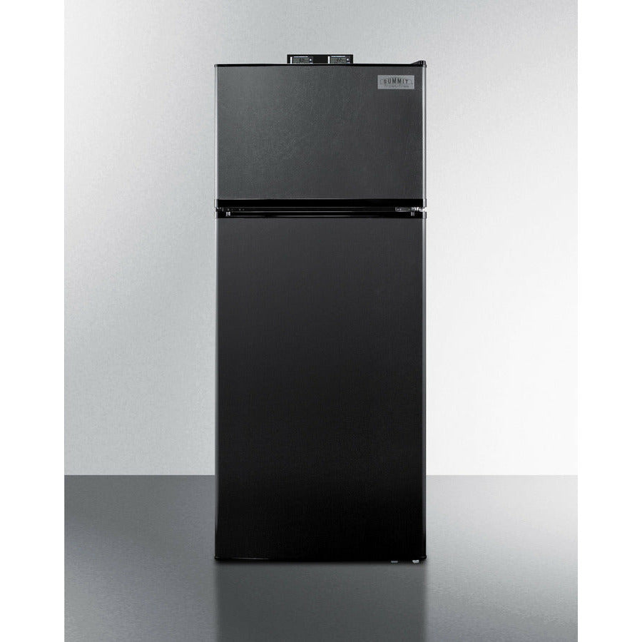 Summit 24" Wide 10.3 Cu. Ft. Top Mount Refrigerator with Top Mounted Thermometer - BKRF111