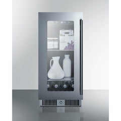 Summit 15" Wide Built-In Beverage Center, 112 Cans (12 oz.) Convertible Beverage Refrigerator - CL156BV