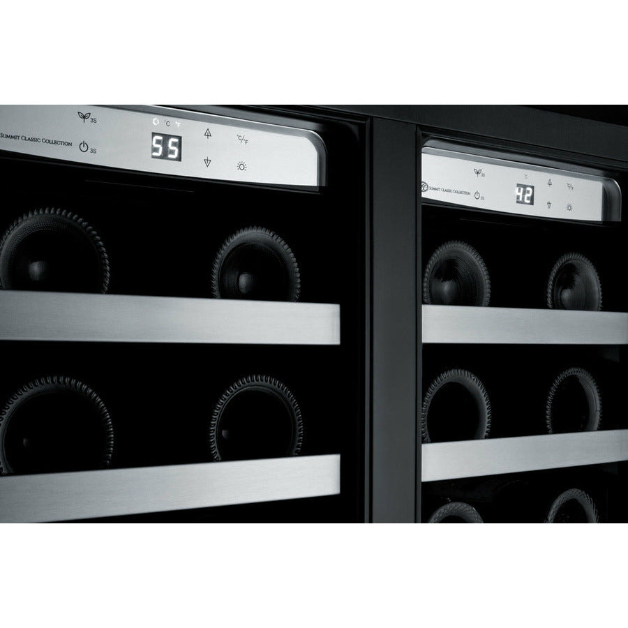 Summit 24" Wide Built-In Wine/Beverage Center with 5.1 cu. ft. Capacity 9 Shelves Including Wine Racks, CFC Free - CL242WBV